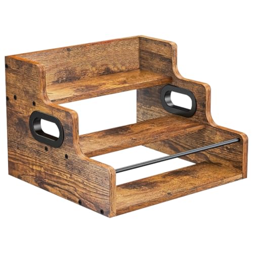 WMFASBAG Spirituosenflasche Display Regal Kaffeesirup Rack Organizer 3 Stufen Arbeitsplatte Weinregal for Whisky Spirituosen von WMFASBAG
