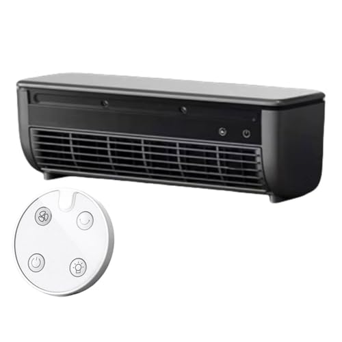 WMFASBAG Wandmontierte Luftkühlventilator 3 Geschwindigkeiten Schreibtischventilator for Heimküchenschlafzimmer (schwarz) von WMFASBAG