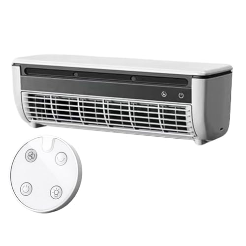 WMFASBAG Wandmontierte Luftkühlventilator 3 Geschwindigkeiten Schreibtischventilator for Heimküchenschlafzimmer (weiß) von WMFASBAG