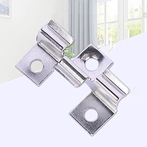 100 Stück Edelstahl Clips Terrassenclips Schrauben Befestigungs Clips WPC Dielen Befestigungsclips 8-10 mm Edelstahl Befestigungs Clips (8mm) von WMLBK