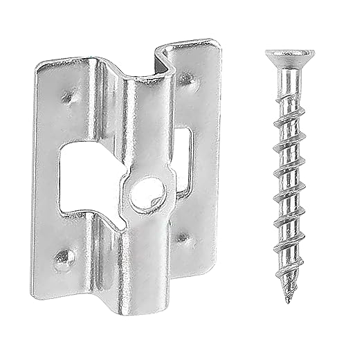 100 Stück Terrassenclips Edelstahl mit Schrauben,WPC Clips Edelstahl Terrassenclips Clips 6-9 mm WPC Dielen Befestigungsclips für Bambusholzboden Verschluss (6 mm) von WMLBK