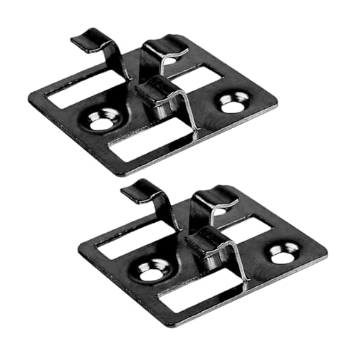 100 Stück WPC Clips aus Edelstahl Unsichtbare Terrassenbefestigung für WPC Dielen, Bambusholzboden (7-9 mm) Befestigungsklammern (Schwarz, 5mm×9mm(B×H)) von WMLBK