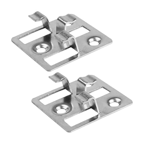 100 Stück WPC Clips aus Edelstahl Unsichtbare Terrassenbefestigung für WPC Dielen, Bambusholzboden (7-9 mm) Befestigungsklammern (Silber, 3mm×7mm(B×H)) von WMLBK