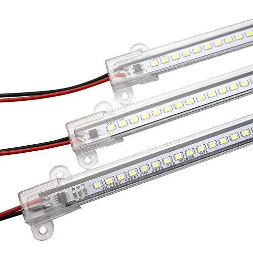 5 x 220 V LED-Leuchtröhre, Lichtschlauch, Schrank, Küche, LED-Röhre, Licht für Küche, Badezimmer, Treppen, Garage, Lager, 30 cm weiß von WMLBK