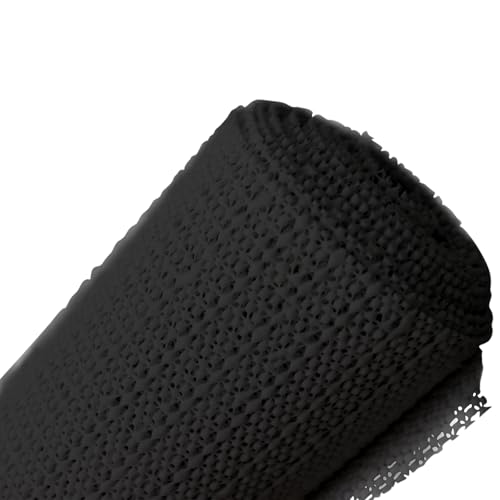 Antirutschmatte,80 x 130 cm Mehrzweck Antirutschmatte Schubladen rutschfeste Matte PVC Antirutschmatte Auto Zuschneidbar DIY rutschfeste Matte für Zuhause, Büro, Regal (Schwarz, 80 x 130 cm) von WMLBK