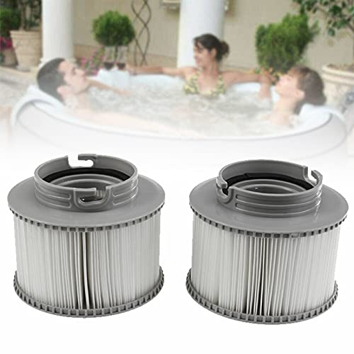 WMLBK 2 Stück Ersatzfilter,Filter für MS PA FD2089,Filterkartusche Wasserfilter für Whirlpool Schwimmbad Spas von WMLBK