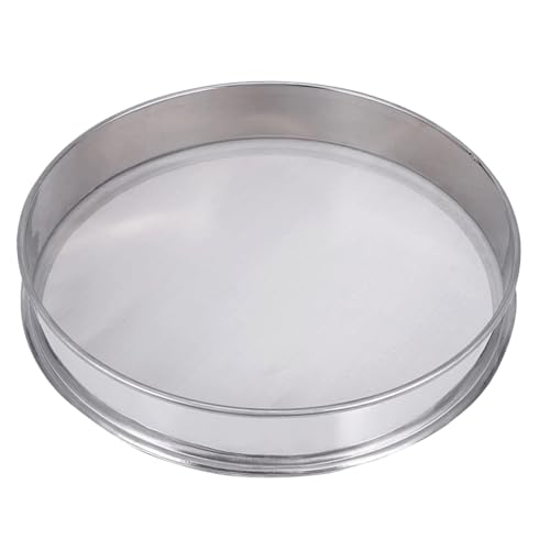 WMLBK Kräuterpollen-Extractor aus Edelstahl Stapelbar Sichter 15cm im Durchmesser Mehlsieb 150 Mesh Küchensieb für Küche Mehl Reis Nudeln Puderzucker (15cm) von WMLBK