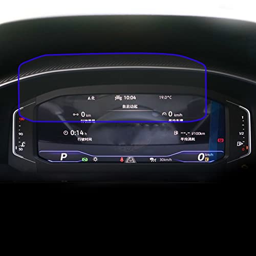 WMTCNC 10,3-Zoll-Auto-Instrumententafel-Schutz-Armaturenbrett-Display Anti-Scratch-Folie Für VW Für Arteon 2021 2022 Gehärtetes Glas-Schutzfolie Schützen von WMTCNC