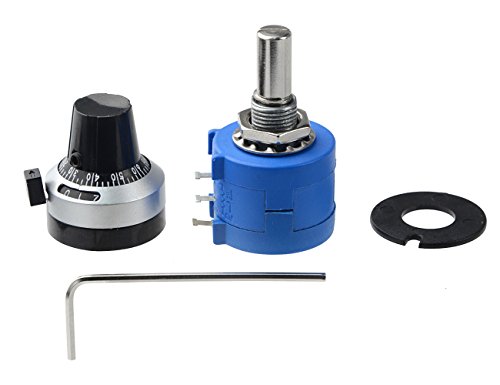 WMYCONGCONG 1 Stück 3590S-2-502L 5K Ohm Einstellbare Präzisionspotentiometer mit 10 Drehknöpfen 3590s-2-103l von WMYCONGCONG