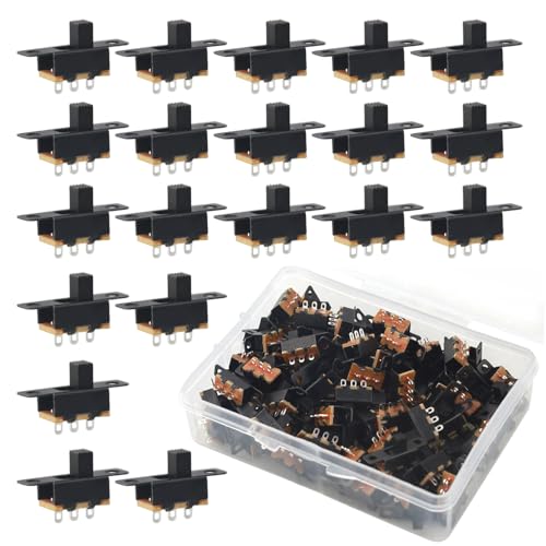 WMYCONGCONG 100 PCS 0. 5A 50V DC 3-polig EIN/AUS 2 Position Panel Schiebeschalter von WMYCONGCONG