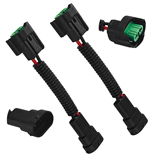 WMYCONGCONG 2 Stück H11 H8 Pigtail Buchse Kabelbaum Buchse Drahtverbinder Stecker Verlängerungskabel für Scheinwerfer von WMYCONGCONG