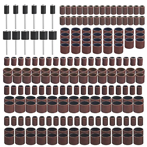 WMYCONGCONG 252 PCS Trommelschleiferset inkl. 180 240 320 600 Körner Schleiftrommeln mit Trommeldornen für Dremel Drehwerkzeug WMYCONGCONG 252 PCS Trommelschleiferset inkl. 180 240 320 600 Körner Schleiftrommeln mit Trommeldornen für Dremel Drehwerkzeug von WMYCONGCONG