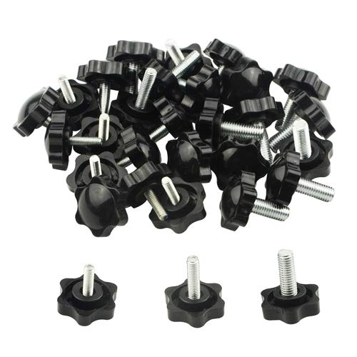 WMYCONGCONG 30 PCS Stern-Handknopf-Anzugsschraube, Gewindeklemmknopf, Außengriff-AnzugsschraubenknopfM5 M6 M8 (32#) von WMYCONGCONG