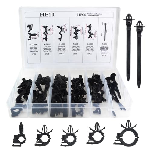 WMYCONGCONG 54 STÜCKE Auto Kabelbaum Routing Clips Sortiment Auto Clips Auto Kabelbaum Routing Clip Ersatzteile WMYCONGCONG 54 STÜCKE Auto Kabelbaum Routing Clips Sortiment Auto Clips Auto Kabelbaum Routing Clip Ersatzteile von WMYCONGCONG
