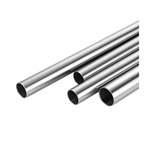 WMYDNXXT 2 Stücke Außendurchmesser 6mm 7mm 8mm 9mm 10mm 304 Edelstahl Rundrohr Metallrohr 250mm Länge Nahtloses gerades Rohr Fröhlich(OD7mm x 0.5mm) von WMYDNXXT