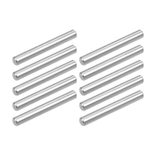 WMYDNXXT Uxcell 10/20 stücke Zylindrischen Pin Dübel Pin 304 Edelstahl Regal Unterstützung Pin Befestigen Elemente 5mm-32mm Zylinder Parallel Pin(20Pcs 5mm x 10mm) von WMYDNXXT