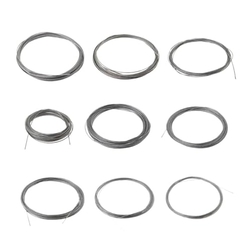 10m 304 Edelstahl Drahtseil 0.5/0.6/0.8/1/1.2/1.5/2/2.5/3mm rostfrei(2mm) von WMYOZDC