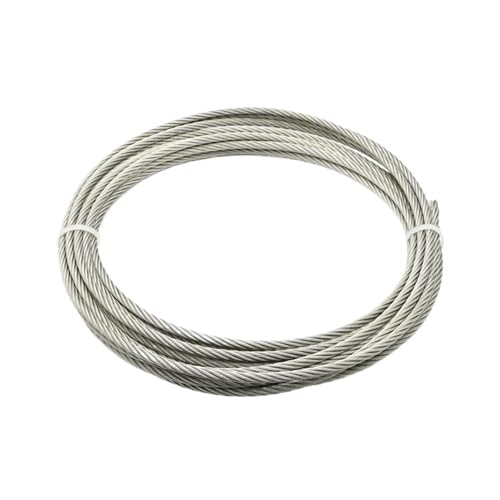 304 Edelstahl-Litzenseil, Hebekabel rostfrei 7 * 7 Struktur 0,6/0,8/1/1,2/1,5 mm 2 mm(Diameter 1.5mm) von WMYOZDC