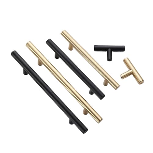 Dunkelgoldene Schrankgriffe, Türgriffe for Küchenschränke aus gebürstetem Edelstahl, Möbelschubladengriffe, Zugstangen(Dark 160mm) von WMYOZDC