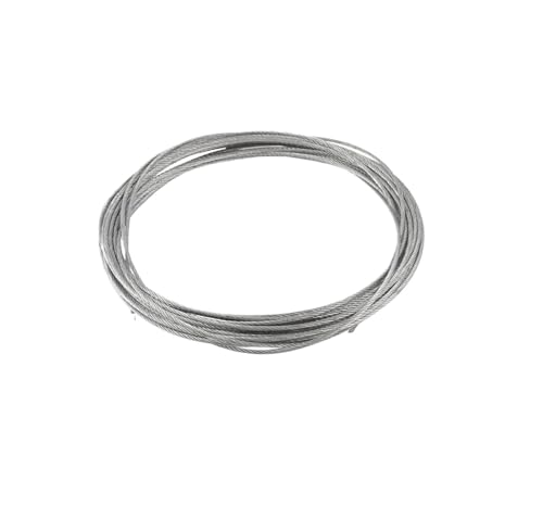 Edelstahl Draht Seil Angeln Hebe Kabel Wäscheleine 0,5mm/0,6mm/0,8mm/1mm/1.2/1,5mm/2mm/3mm(1.0mm 5m) von WMYOZDC