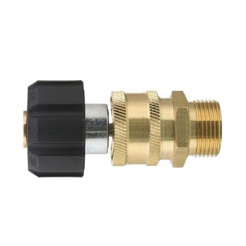 Hochdruckreiniger-Adapter Ventilanschluss, M22 14Mm auf 1/4 Zoll Innengewinde gedreht auf M22 Außengewindeverbindung von WMYOZDC