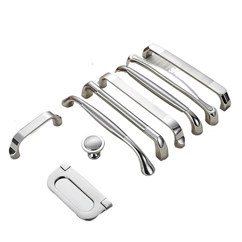 Schrankgriffe aus Zinklegierung, Türgriffe for Küchenschränke, Schubladenknöpfe, Kleiderschrankgriffe, Möbelgriffe(Handle-6603-128) von WMYOZDC
