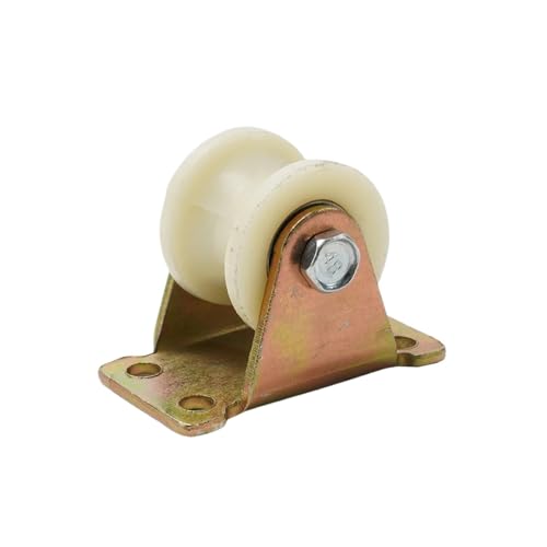 WMYOZDC Nylon-Rillenrollenschiene, Riemenscheibe V/U-Typ, 1 Stück 45# Rillenrollengleitschiene V-Typ mit V-Typ 30MM, U-Typ 30MM(U-30MM) von WMYOZDC
