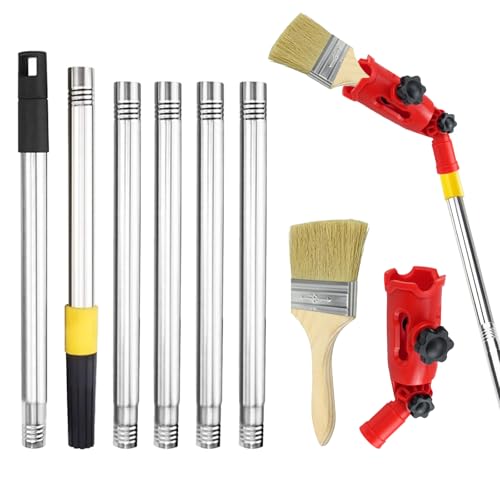 Mehrwinkel-Pinsel-Verlängerungsstangen, 8 Teiliger Flexible Pinselverlängerung mit Pinsel, 30-170cm Einziehbare Farbpinsel-Verlängerung für Decke, Küchenschrank, Malerei Mehrwinkel-Pinsel-Verlängerungsstangen, 8 Teiliger Flexible Pinselverlängerung mit Pinsel, 30-170cm Einziehbare Farbpinsel-Verlängerung für Decke, Küchenschrank, Malerei von WMYYLX