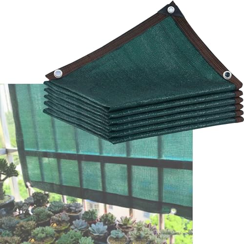90% Sonnenschutznetz, Schattiernetz für Gartenterrasse, Pflanzen, Gewächshaus, Hinterhof, widerstandsfähiges Schattentuch, Sonnenschutz Sichtschutz 1x1 m – 10x15 m(Size:1x15m(3x49ft)) von WNANCH