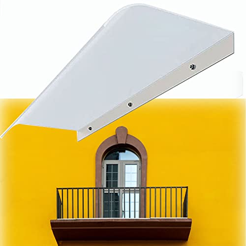 WNANCH Überdachung Für Briefkasten 40x100cm 50x120cm Vordach Terrasse, Pultvordach, Schützt Vor Regen, Hagel Und UV-Strahlen (Color : C, Size : 40x120cm) von WNANCH