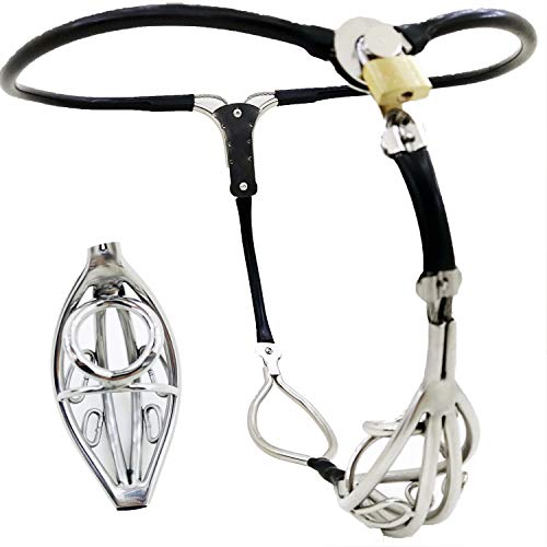Chastity Belt Keuschheitsgürtel Für Männer Peniskäfig Hohles Design, Bequem Und Atmungsaktiv Hergestellt Aus Hochwertigem Edelstahl Unsichtbare Bondage Gerät Sex Spielzeug Für Mann,Schwarz,90cm/100cm Chastity Belt Keuschheitsgürtel Für Männer Peniskäfig Hohles Design, Bequem Und Atmungsaktiv Hergestellt Aus Hochwertigem Edelstahl Unsichtbare Bondage Gerät Sex Spielzeug Für Mann,Schwarz,90cm/100cm von WNBXZ