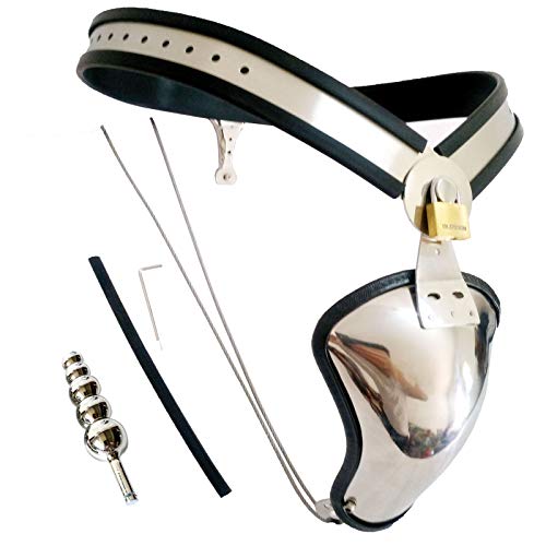 Keuschheitsgürtel Mann, Keuschheitsgürtel Für Männer Pennis Käfig Hochwertiges Metall-Edelstahlmaterial Abnehmbarer Analplug Leicht Und Leicht Zu Tragen Sm Bondage Sexspielzeug 60-150cm,140cm/150cm Keuschheitsgürtel Mann, Keuschheitsgürtel Für Männer Pennis Käfig Hochwertiges Metall-Edelstahlmaterial Abnehmbarer Analplug Leicht Und Leicht Zu Tragen Sm Bondage Sexspielzeug 60-150cm,140cm/150cm von WNBXZ