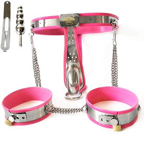 Keuschheitsgürtel Mann Beinschellen Bondage Kit Mit Abnehmbarem Analplug Hergestellt Aus Hochwertigem Edelstahl Keuschheit Für Männer Fetisch Slave Erotik Sexspielzeug Für Männer60-150cm,120cm/130cm Keuschheitsgürtel Mann Beinschellen Bondage Kit Mit Abnehmbarem Analplug Hergestellt Aus Hochwertigem Edelstahl Keuschheit Für Männer Fetisch Slave Erotik Sexspielzeug Für Männer60-150cm,120cm/130cm von WNBXZ