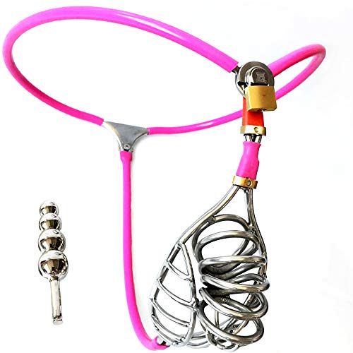 Keuschheitsgürtel Mann Male Chastity Belt Keuschheitskäfig Für Männer Hergestellt Aus Hochwertigem Edelstahl Hohles Design, Mit Abnehmbarem Analplug Fetisch Bondage Sexspielzeug60/150cm,60cm/70cm Keuschheitsgürtel Mann Male Chastity Belt Keuschheitskäfig Für Männer Hergestellt Aus Hochwertigem Edelstahl Hohles Design, Mit Abnehmbarem Analplug Fetisch Bondage Sexspielzeug60/150cm,60cm/70cm von WNBXZ