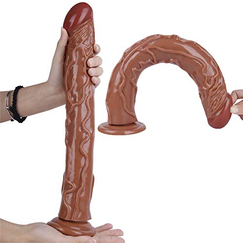 WNBXZ Anal Dildo XXL Dildo 38Cm Super Langer Dildo Realistische Eichel Und Adern Realistischer Dildo Echt Penis Nachbildung Mit Leistungsstarkem Saugnapf 100% Wasserdicht Sexspielzeug Für Paare,Braun WNBXZ Anal Dildo XXL Dildo 38Cm Super Langer Dildo Realistische Eichel Und Adern Realistischer Dildo Echt Penis Nachbildung Mit Leistungsstarkem Saugnapf 100% Wasserdicht Sexspielzeug Für Paare,Braun von WNBXZ