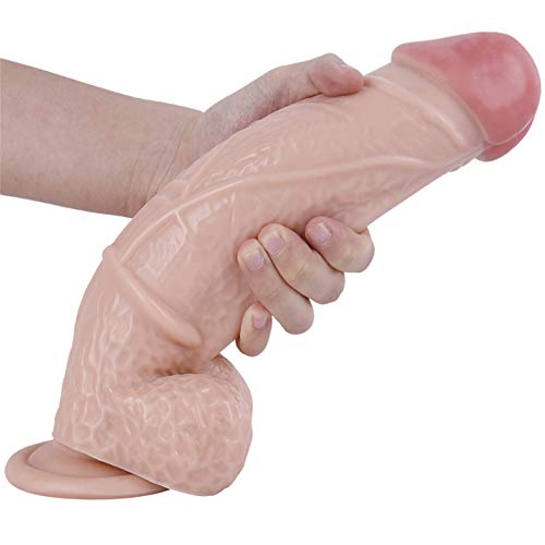 WNBXZ Dildo XXL Riesen Dildo Real Dong Leistungsstarker Saugnapf Realistische Hoden Eichel Und Robuster Schaft Echt Penis Nachbildung G-Punkt Stimulator Sextoysets Für Damen 28Cm*6.5Cm,Flesh WNBXZ Dildo XXL Riesen Dildo Real Dong Leistungsstarker Saugnapf Realistische Hoden Eichel Und Robuster Schaft Echt Penis Nachbildung G-Punkt Stimulator Sextoysets Für Damen 28Cm*6.5Cm,Flesh von WNBXZ