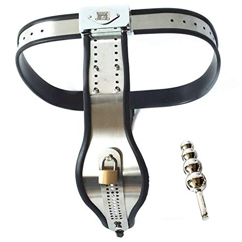 WNBXZ Keuschheitsgürtel Für Frauen Keuchheitsgürtel Damen Mit Abnehmbarem Analplug 304 Edelstahlmaterial BDSM Set Bdsms Spielzeug Sklavin Extrem Sex Toyset for Women 60-150Cm,Schwarz,110cm/120cm WNBXZ Keuschheitsgürtel Für Frauen Keuchheitsgürtel Damen Mit Abnehmbarem Analplug 304 Edelstahlmaterial BDSM Set Bdsms Spielzeug Sklavin Extrem Sex Toyset for Women 60-150Cm,Schwarz,110cm/120cm von WNBXZ