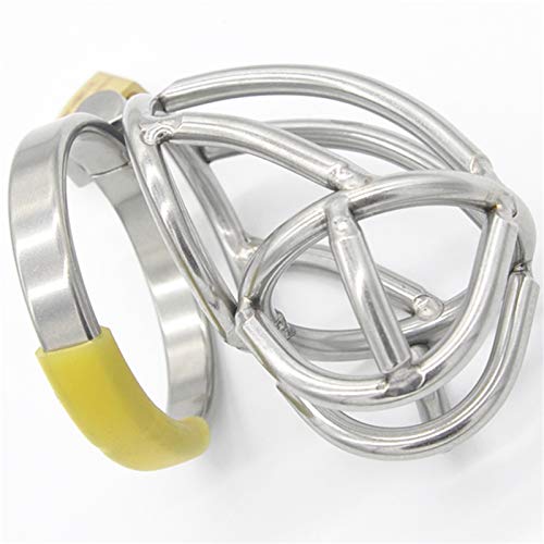 WNBXZ Keuschheitsgürtel Für Männer Penniskäfig Metall Chasity Cage Men Cockcage Stainless Steel Material, Smooth Surface, Hand Polished Bondage Fetisch Männer Sexspielzeug,52mm WNBXZ Keuschheitsgürtel Für Männer Penniskäfig Metall Chasity Cage Men Cockcage Stainless Steel Material, Smooth Surface, Hand Polished Bondage Fetisch Männer Sexspielzeug,52mm von WNBXZ