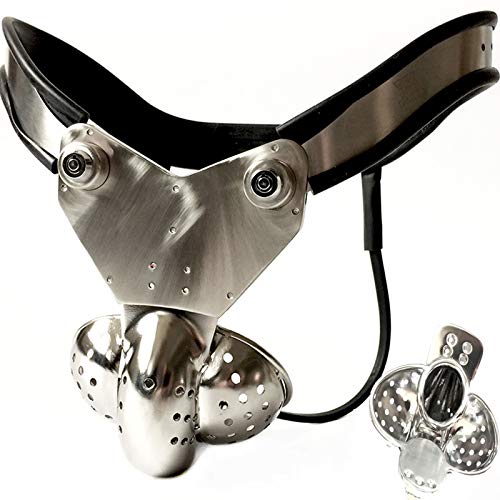 WNBXZ Keuschheitsgürtel Mann Chastity Belt Male Keuschheitskäfig Metall 304 Edelstahlmaterial Mit Einem Schild, Der Den Penis Umhüllt Und Leicht Zu Tragen Ist, Sm Bondage Sexspielzeug,100cm/110cm WNBXZ Keuschheitsgürtel Mann Chastity Belt Male Keuschheitskäfig Metall 304 Edelstahlmaterial Mit Einem Schild, Der Den Penis Umhüllt Und Leicht Zu Tragen Ist, Sm Bondage Sexspielzeug,100cm/110cm von WNBXZ