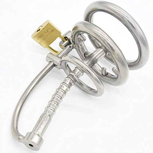 WNBXZ Peniskäfig Mit Dilator Chastity Cage Cockringe Für Männer Keuschheitsgürtel Mann Hochwertiges Edelstahlmaterial Mit Harnröhrendilatator Und Voll Einstellbarem Ring Sexspielzeug Für Mann,50mm WNBXZ Peniskäfig Mit Dilator Chastity Cage Cockringe Für Männer Keuschheitsgürtel Mann Hochwertiges Edelstahlmaterial Mit Harnröhrendilatator Und Voll Einstellbarem Ring Sexspielzeug Für Mann,50mm von WNBXZ