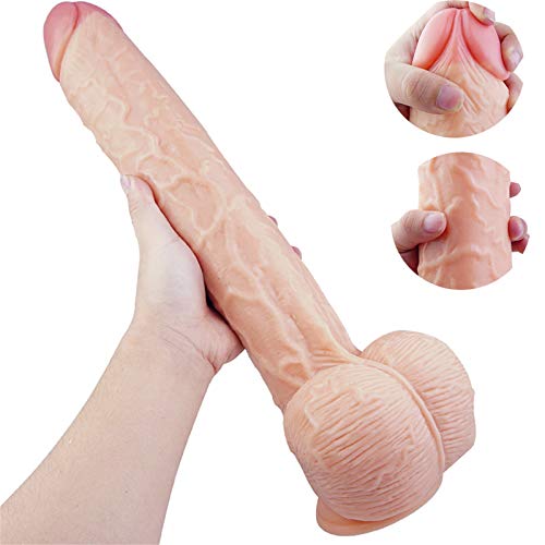 WNBXZ Riesen Dildo Realistischer Dildo 41Cm*7Cm Analplug Extrem XXL Real Dong Realistische Eichel Und Hoden Natürliches Silikonmaterial Mit Kraftvollem Saugnapf Für Vagina Und Anus Sexspielzeug,Flesh WNBXZ Riesen Dildo Realistischer Dildo 41Cm*7Cm Analplug Extrem XXL Real Dong Realistische Eichel Und Hoden Natürliches Silikonmaterial Mit Kraftvollem Saugnapf Für Vagina Und Anus Sexspielzeug,Flesh von WNBXZ