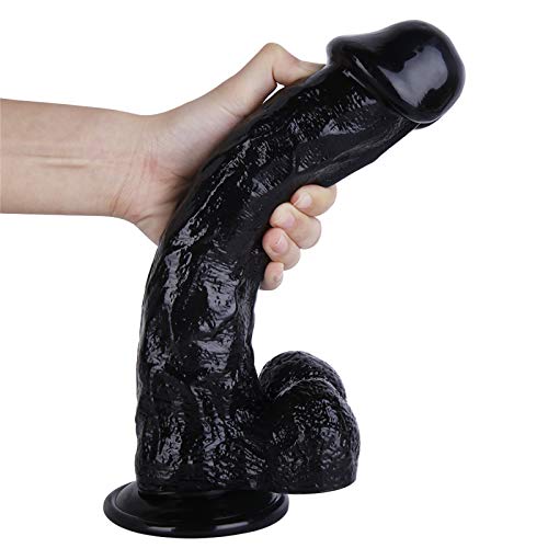 WNBXZ XXL Dildo Anal Dildo Riesen Dildo Weiches Silikonmaterial Realistische Eichel Und Hoden Mit Leistungsstarken Saugnäpfen Unisex Sexspielzeug Für Paare Echte Dong Penis Replik,Schwarz WNBXZ XXL Dildo Anal Dildo Riesen Dildo Weiches Silikonmaterial Realistische Eichel Und Hoden Mit Leistungsstarken Saugnäpfen Unisex Sexspielzeug Für Paare Echte Dong Penis Replik,Schwarz von WNBXZ
