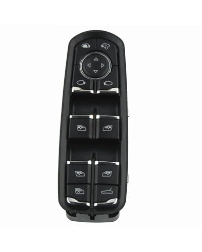Auto Elektrische Fensterheber Für Cayenne 2011 2012 2013 2014 2015 2016 2017 7PP959858M 7PP959858A 7PP 959 858 EINE Power Windows Spiegel Schalter(With car window Logo) von WNCXSA