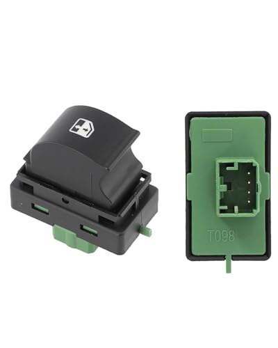 Auto Elektrische Fensterheber Für Ducato Jumper Für Peugeot Boxer 735532906 735421717 Elektrische Fensterheber Schalter Glas Taste 6554.XV(735532906 Green Base) von WNCXSA