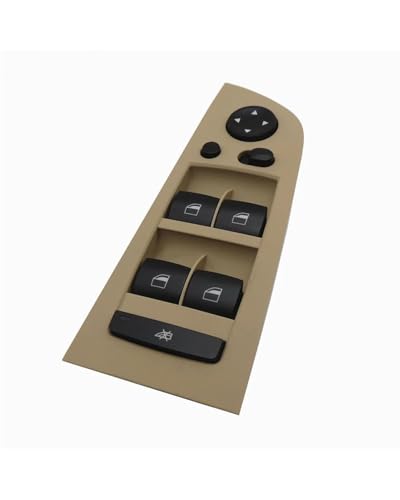 Auto Elektrische Fensterheber Für E90 E91 2004 2005 2006 2007 2008 2009 2010-2013 3 Serie Auto Fensterheber Control Schalter 61319217329 61319217331 61319217332 61319217334(Beige Switch) von WNCXSA