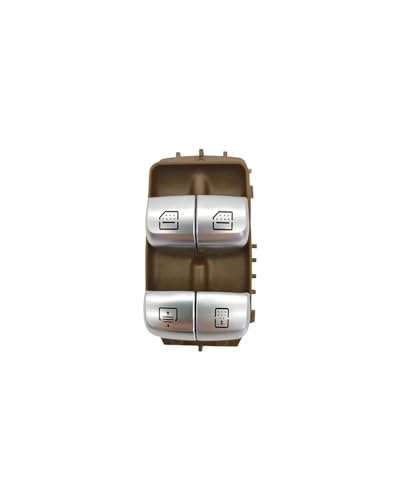 Auto Elektrische Fensterheber Für W222 W213 Auto Elektrische Fensterheber Schalter Master Panel Für Benz E S Klasse E260 E300 S350 S400 2229051505(Brown) von WNCXSA