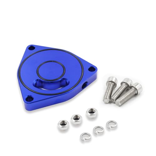 WNDUOKXH Autoventile Blow Turbolader Auslassventildichtung Blow Valve Spacer Legierung Aluminiumventile Turbolader Auspuff, Blau von WNDUOKXH
