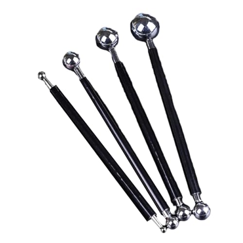WNDUOKXH Einfaches Basteln mit robustem und langlebigem Keramik Bildhauerwerkzeug Set, Kugelstift, Dotting Tools mit doppeltem Ende, Geschenke, Schwarz von WNDUOKXH
