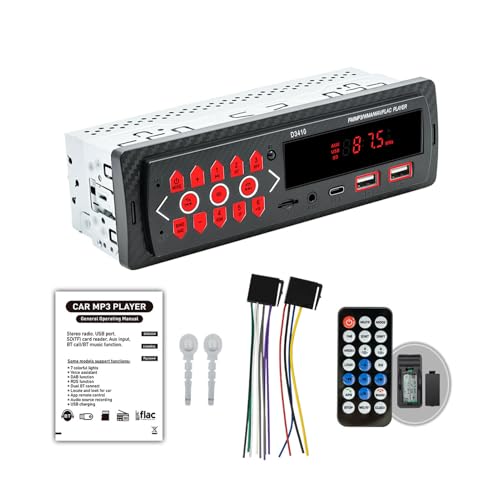 WNDUOKXH Karteneinschub Player mit integriertem Bluetooth Chip Version 0, ausgestattet mit integriertem Bluetooth Chip Version 5.0, verlustfreie Musik von WNDUOKXH