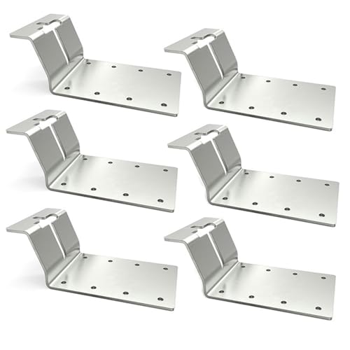 WNDUOKXH Vertikale Halterung mit langlebiger, rostfreier Ecke, robust und widerstandsfähig, Sperrholz, Vogelhausmontage, Gartenarbeit (Silber) von WNDUOKXH